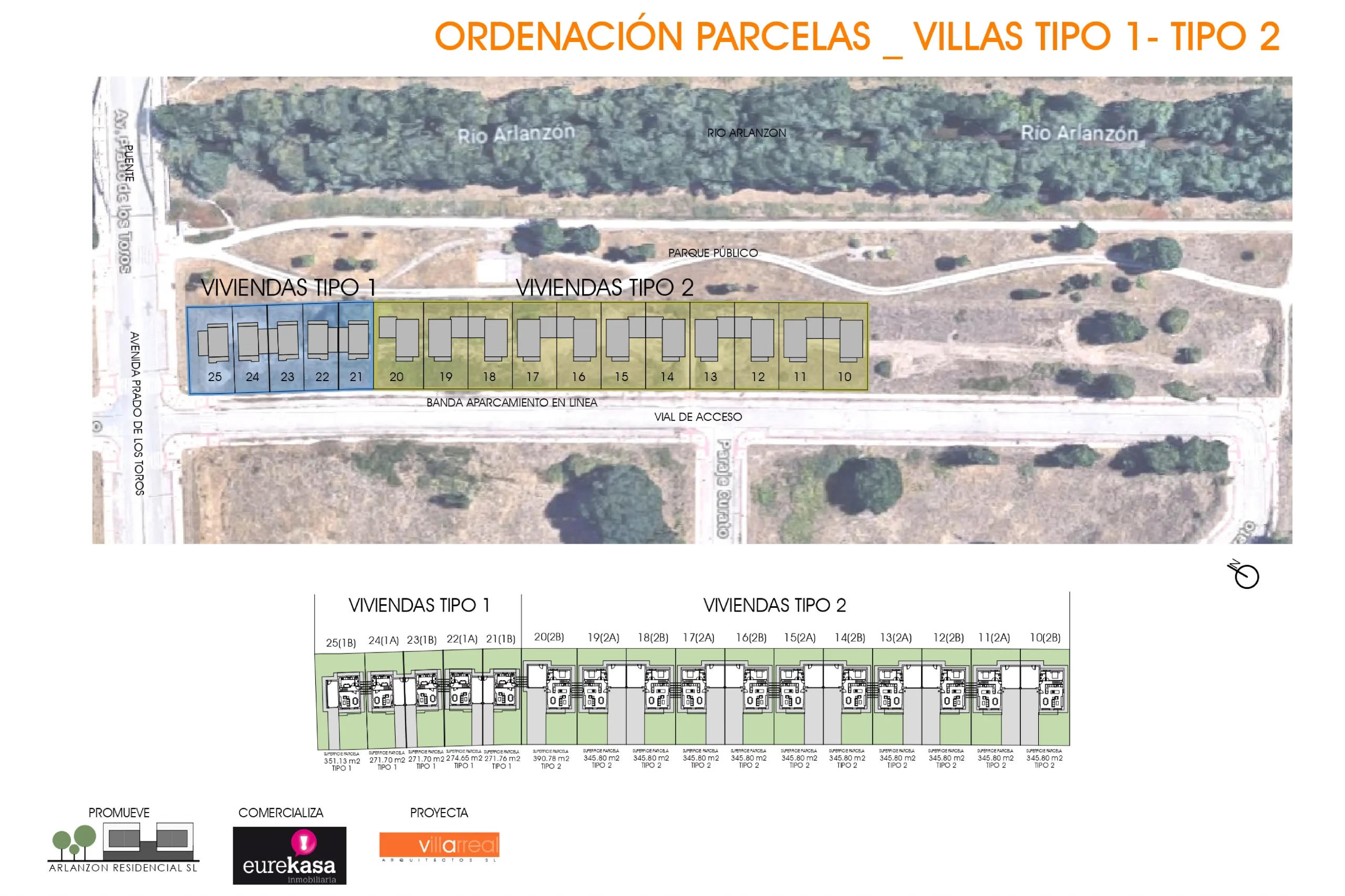 Ordenación Parcelas Villas del Arlanzón