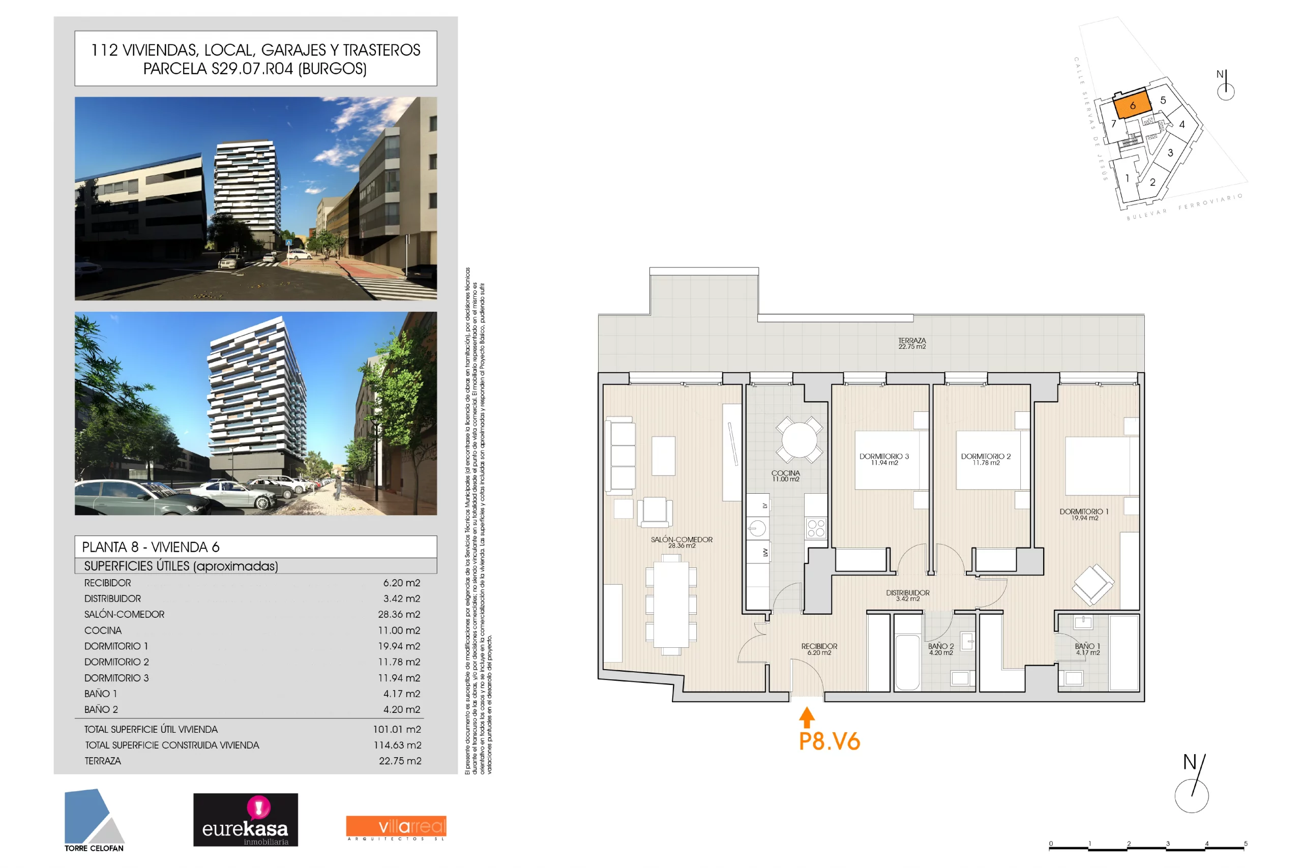 Torre Celofán Plano