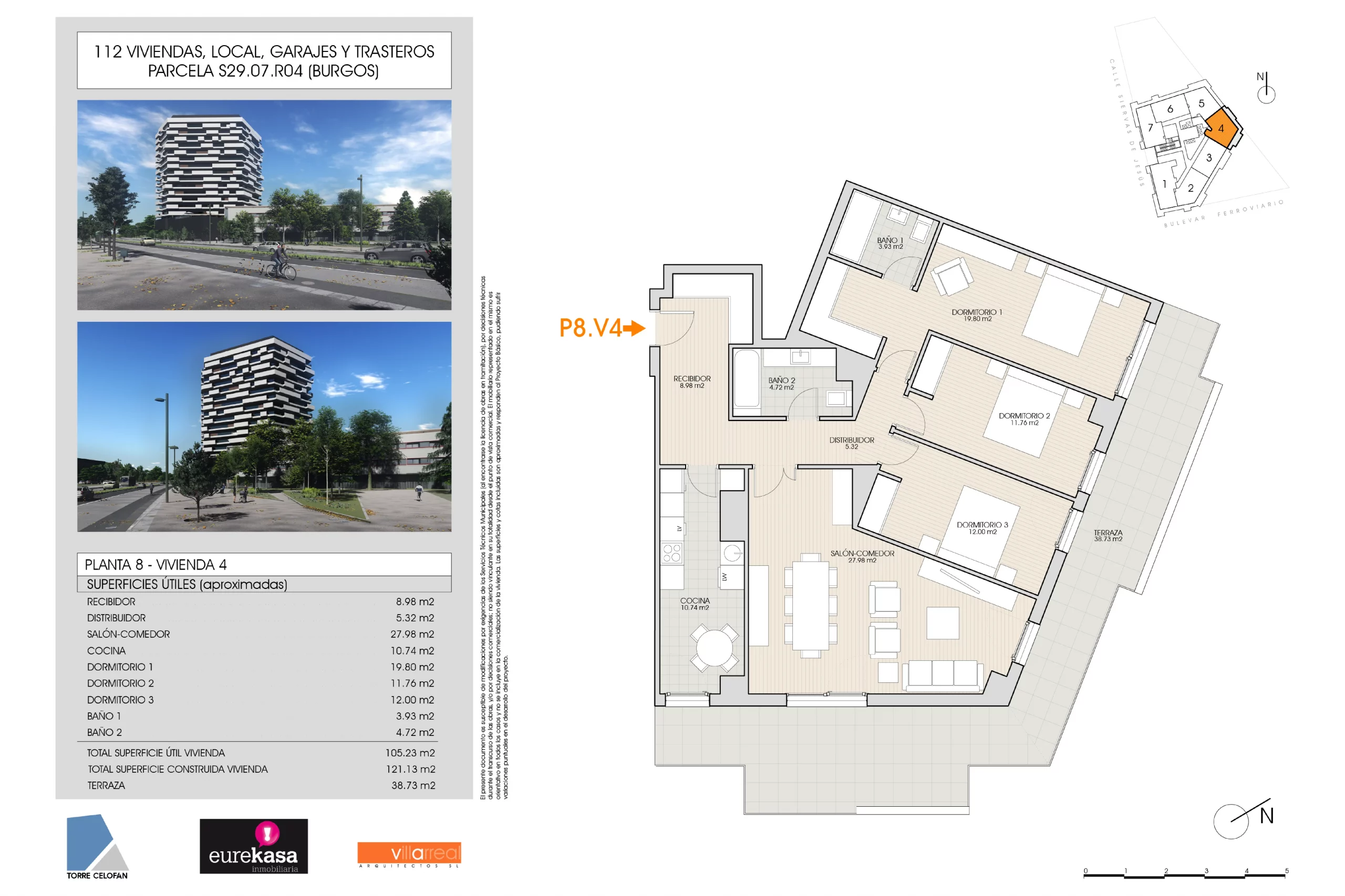 Torre Celofán Plano