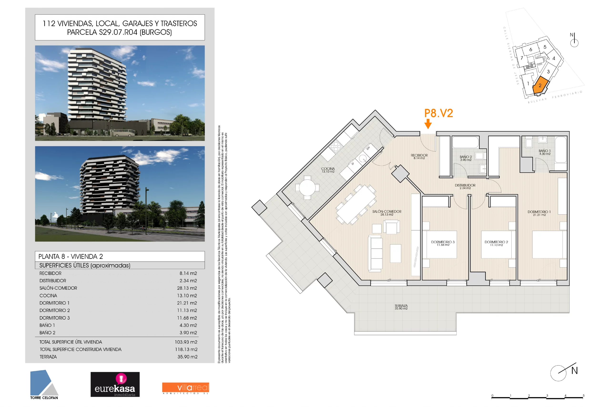 Torre Celofán Plano