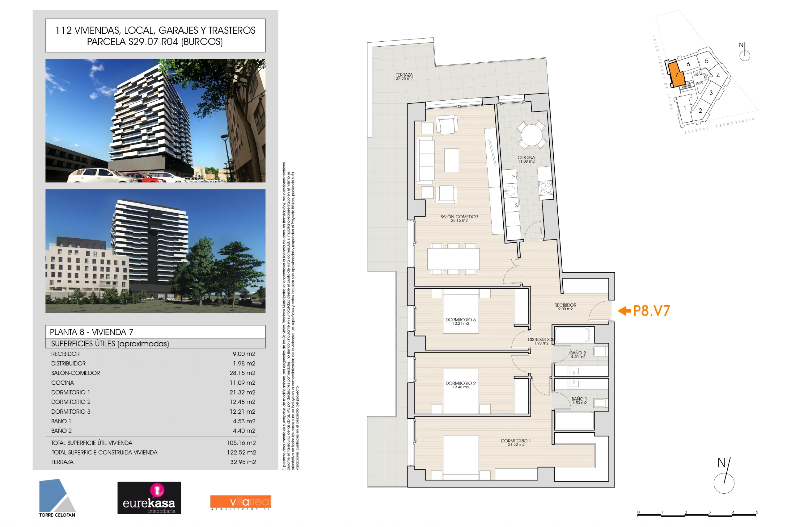 Torre Celofán Plano